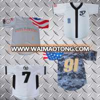 Digital camo button up baseball jerseys,sublimated cheap baseball jerseys