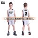 Custom Basketball Wear Set Polyester European Kids Basketball Jersey Uniforms Design