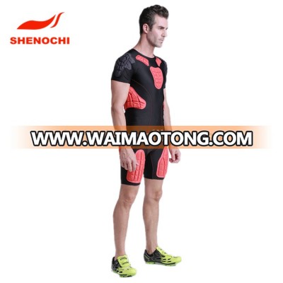 Customize short sleeve protective T-shirt compression shirt one sleeve