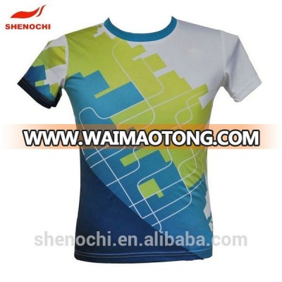 Made in Chian OEM sublimation t-shirt wholesale running wear men's short sleeve t-shirt