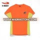 AT143 Custom Printing Quick Dry Sport Athletic T Shirt Two Color Polyester Spandex Wholesale