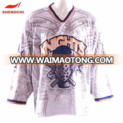 dongguan supplier cheap comfortable ice hockey jersey