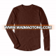 Long Sleeve Tee/Mens Curved Hem T-Shirt in Long Sleeve