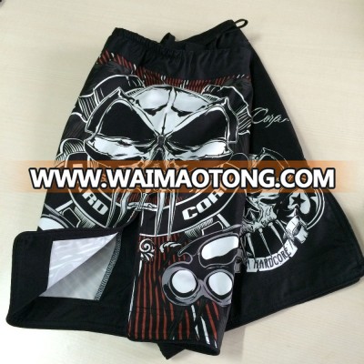 Wholesale muay thai MMA boxing shorts design your own sublimation printing kickboxing shorts