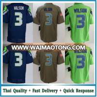 Customized 2017 Russell Wilson American Football Jersey